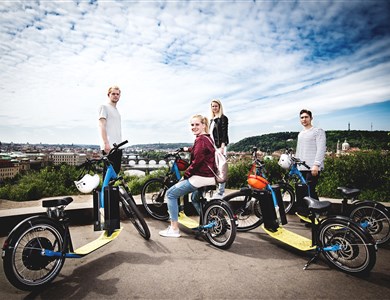 Get a Panoramic View of Prague – by Electric Scooter