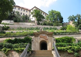 South gardens below the castle