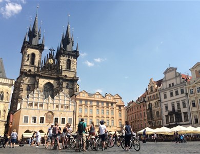Explore the Historic Centre of Prague by Bike