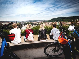 main picture 1 E scooter panoramic tour Prague