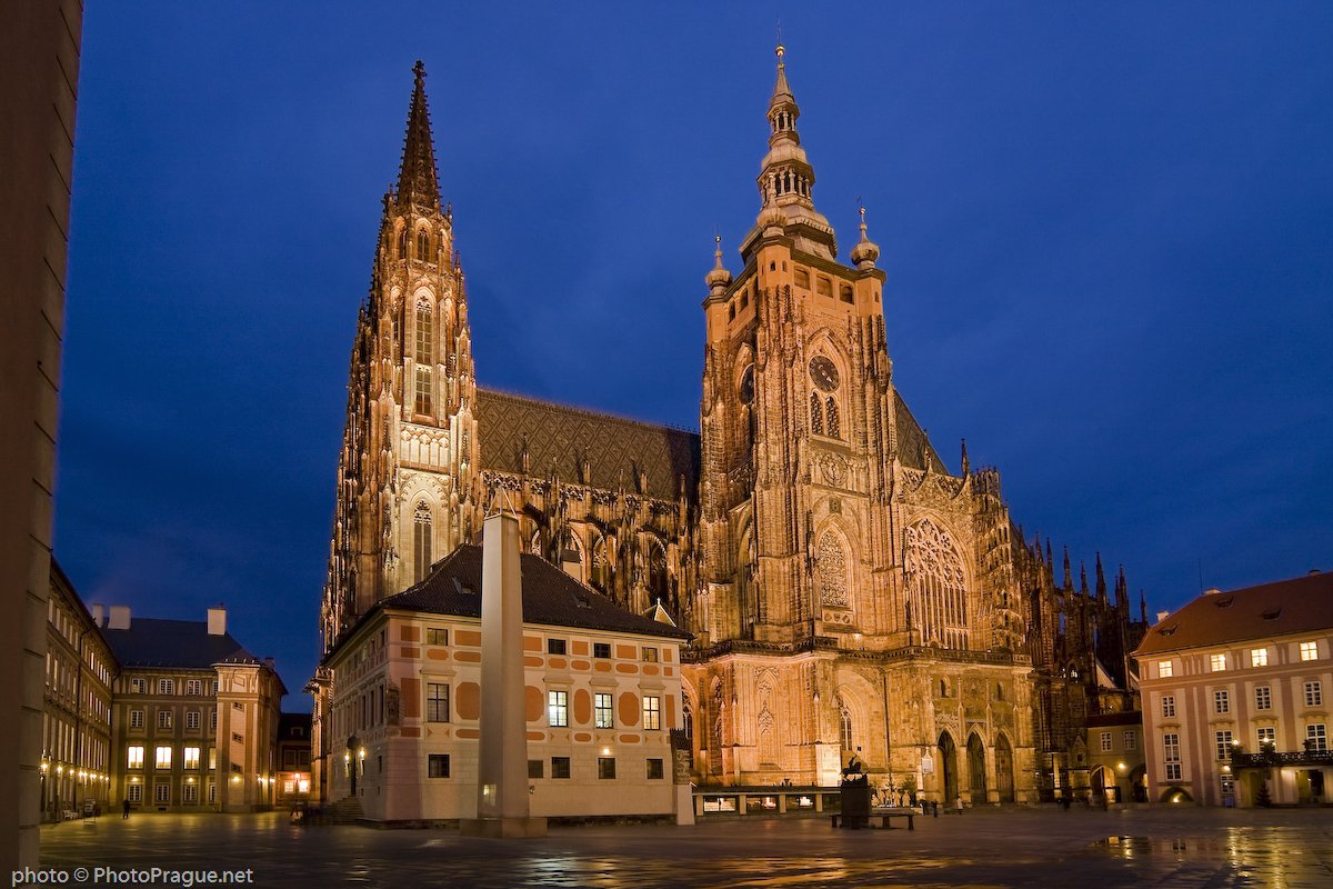 4 cathedrale saint guy prague czech republic czechia